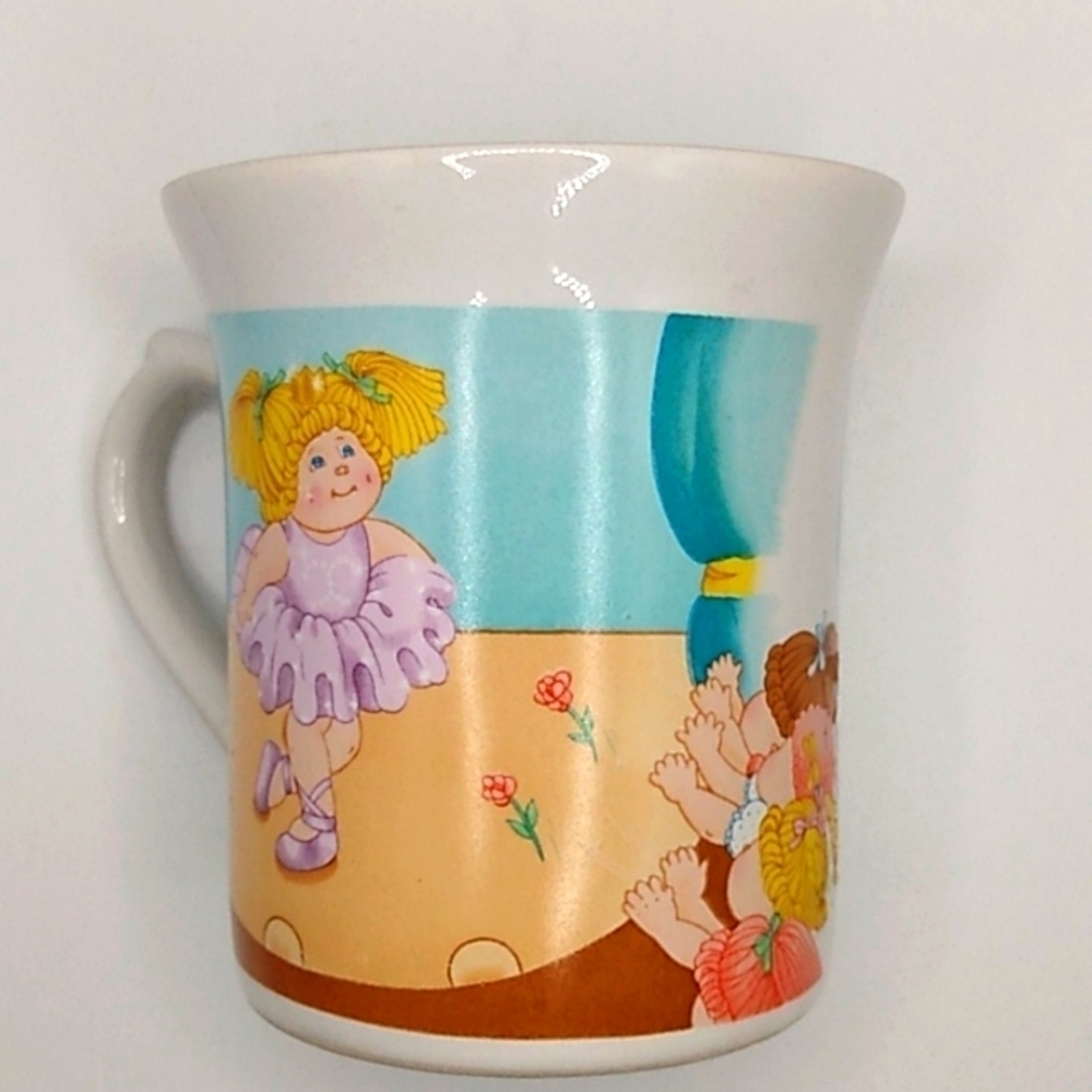 VINTAGE CABBAGE PATCH KIDS BALLERINA 1984 EDITION CUP MUG 8oz.